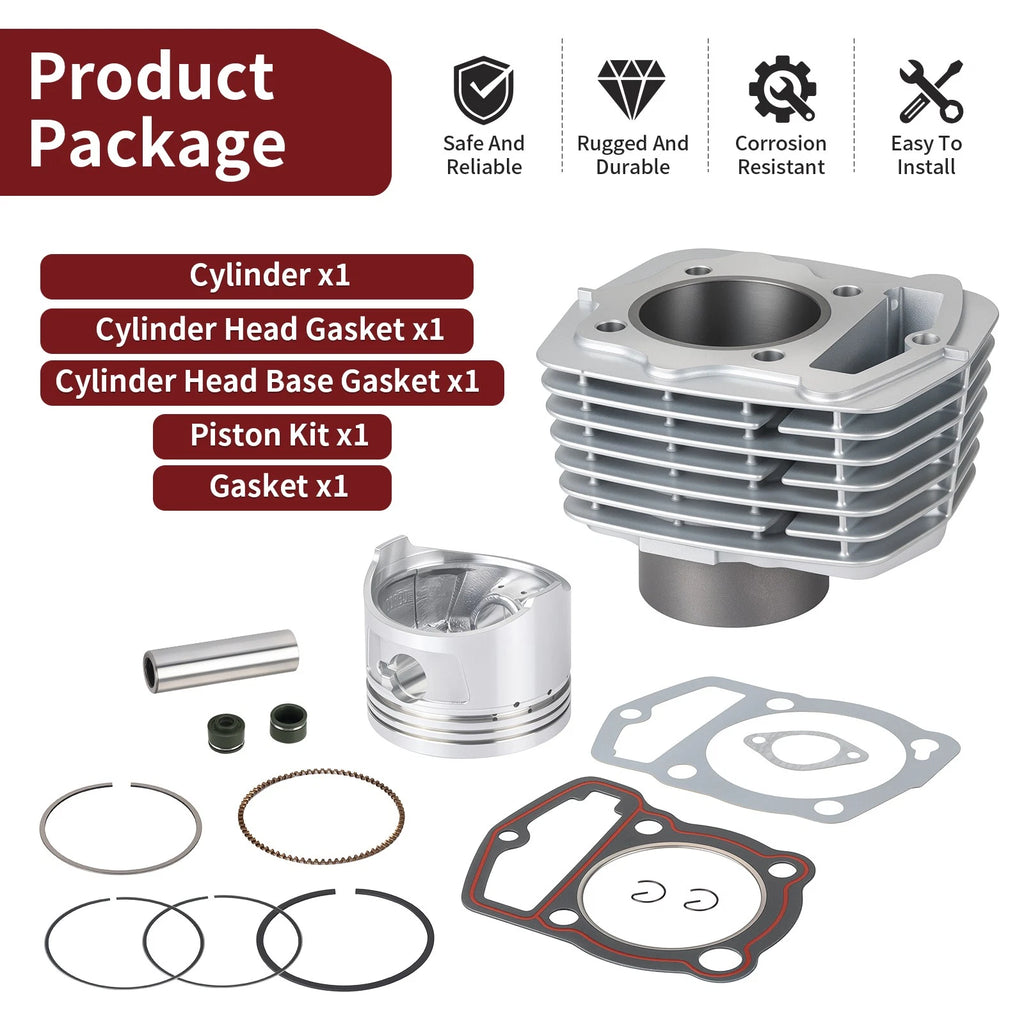 Top End Rebuild Kit for Honda XR200/200R XL200R (1996–2002)