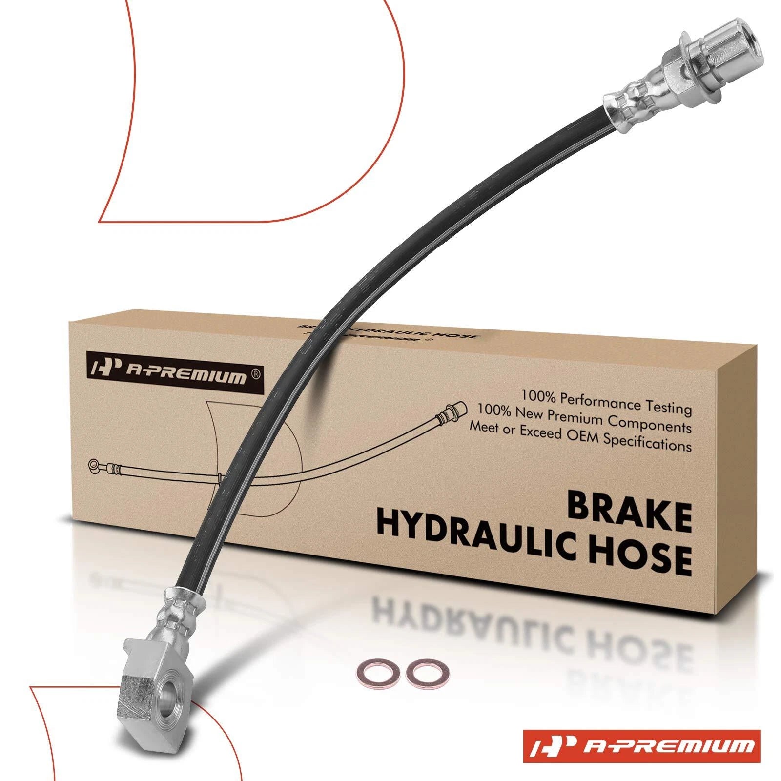 Rear Left Brake Hydraulic Hose for Ford Taurus, Mercury Sable (1991–1995)