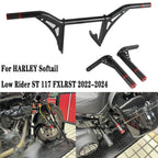 Front Crash Bar Saddlebag Guards for Softail Low Rider ST 117 FXLRST (2022-24)