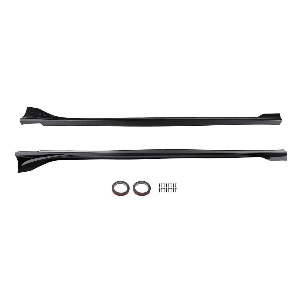 Side Skirt Extension Lip for Honda Civic Sedan & Hatchback (2022–2025) Gloss Black