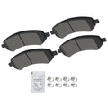 Set of 4 Front Brake Pads Kit for Dodge Dakota Durango Ram 1500 (2005–2010) D1084
