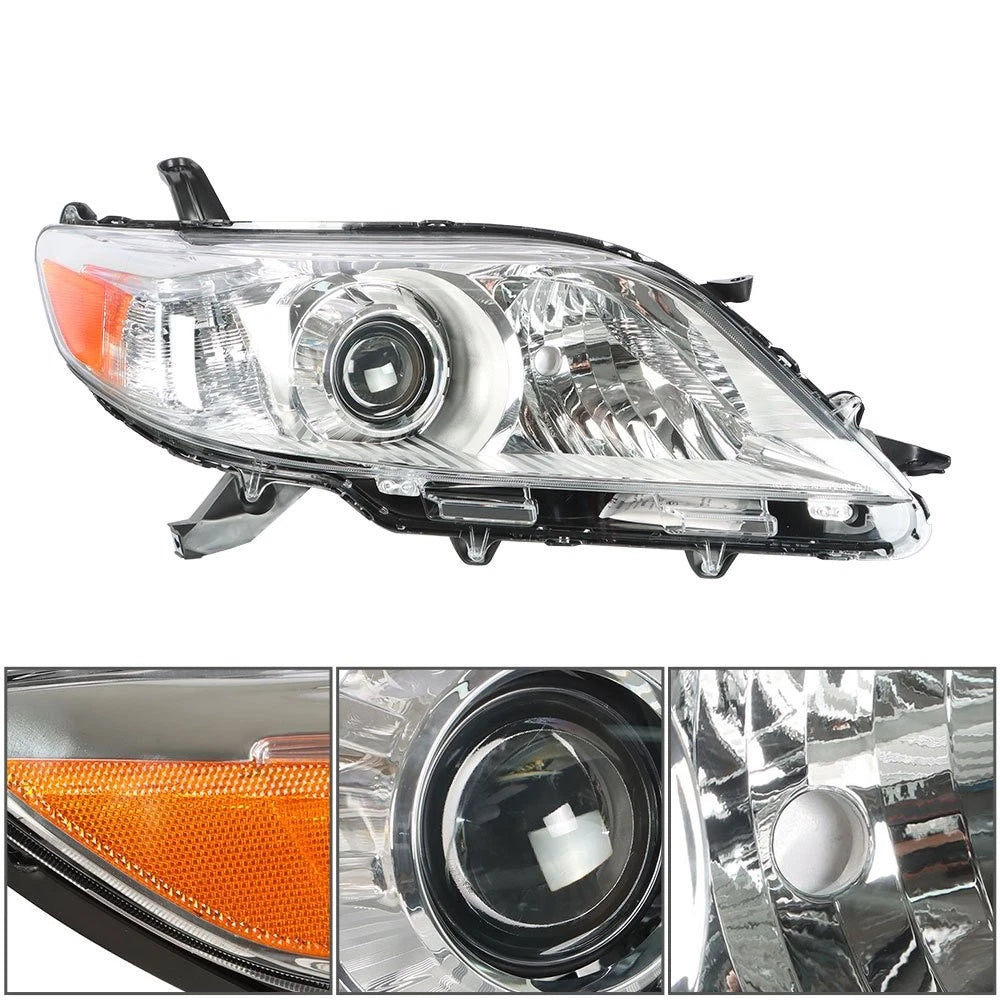 Right Side Headlight for Toyota Sienna (2011–2013) TO2503199 Clear Lens