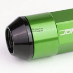 20 PCS M12X1.5 53MM Tall Green Aluminum Lug Nuts with Caps & Adapter