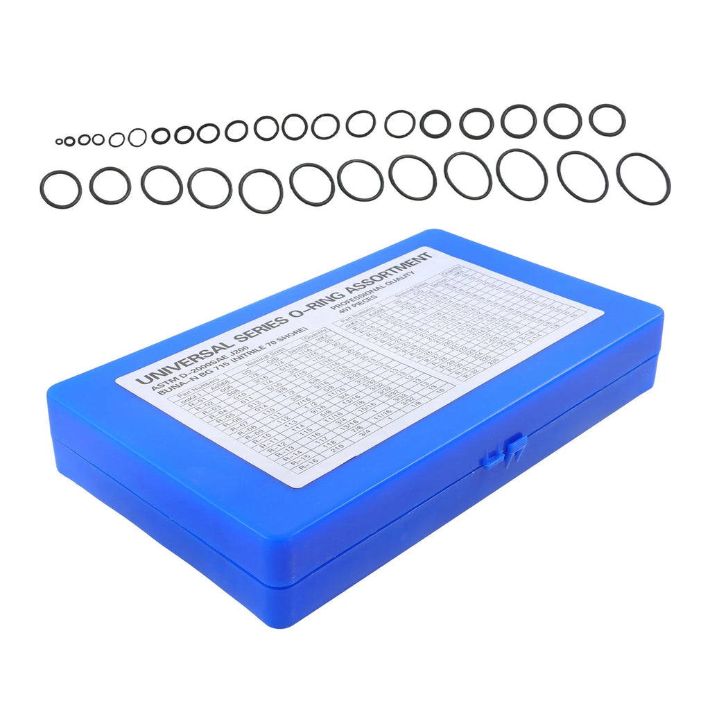 407pc O-Ring Assortment for Automotive Applications