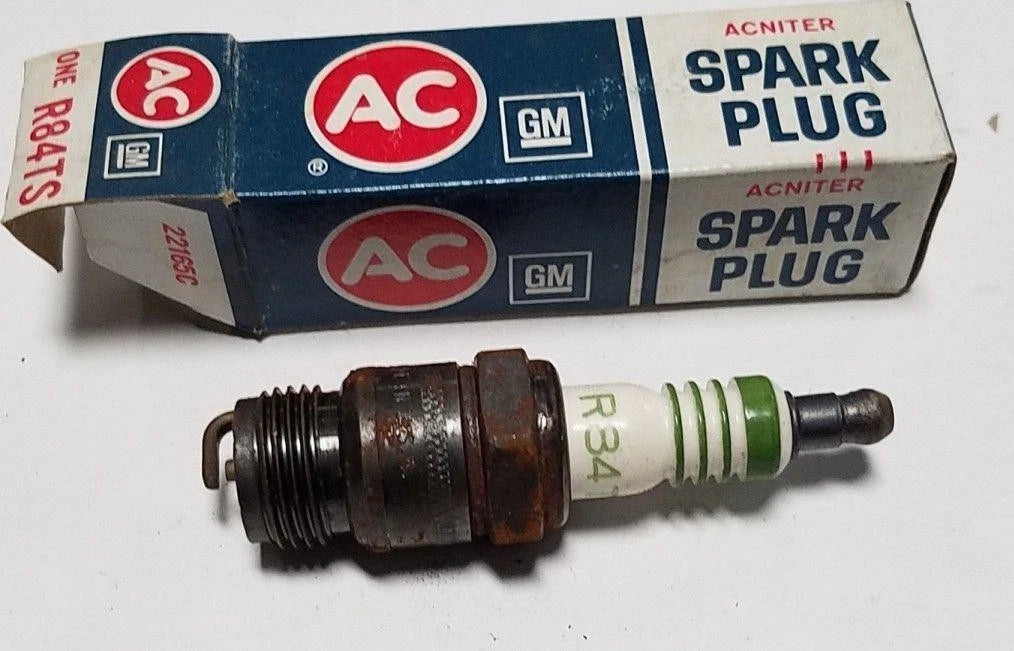 AC Spark Plug R84TS for Various Makes and Models (New Old Stock)