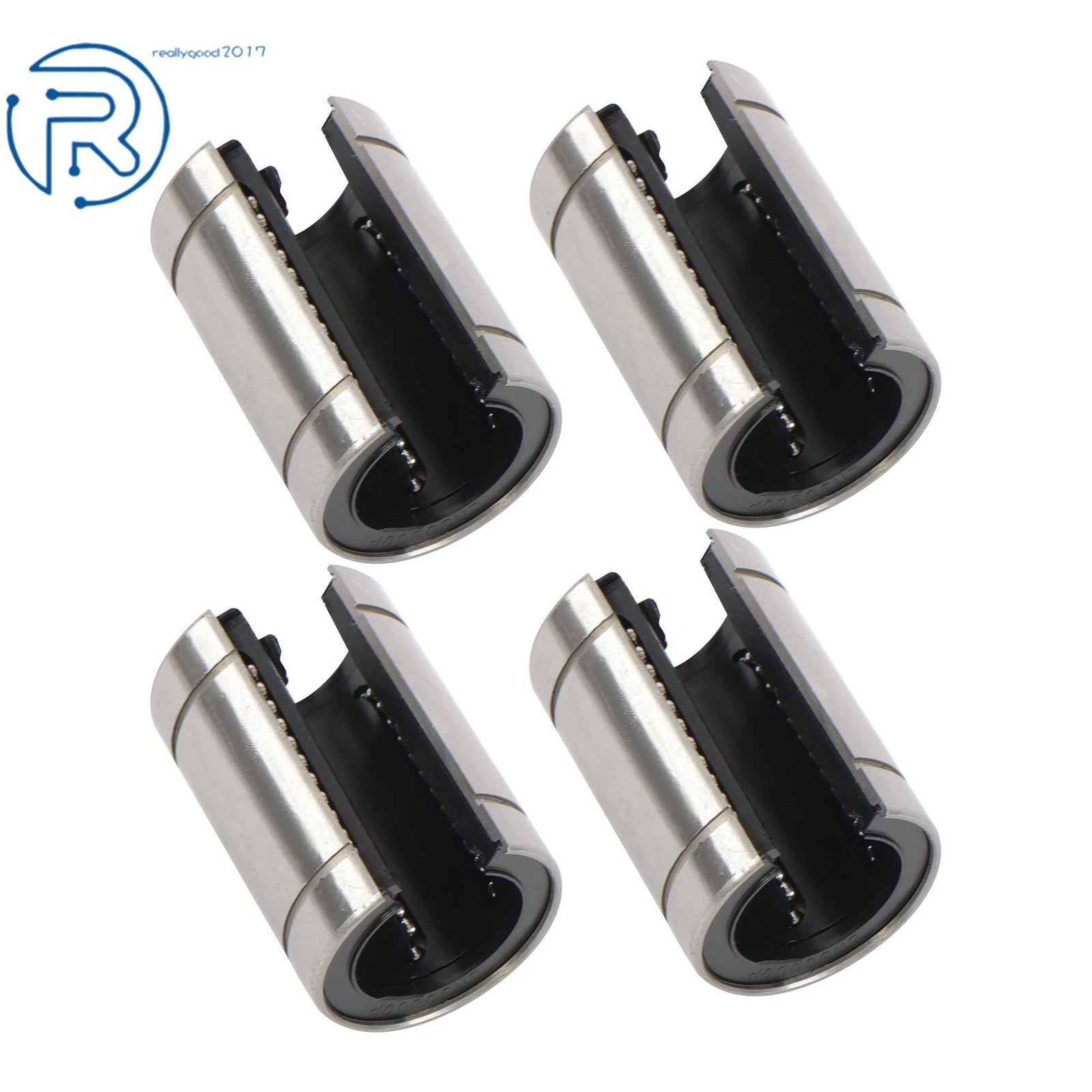 Set of 4 LM30UUOP Linear Bearings 30mm Bore 45mm OD Open Type for CNC