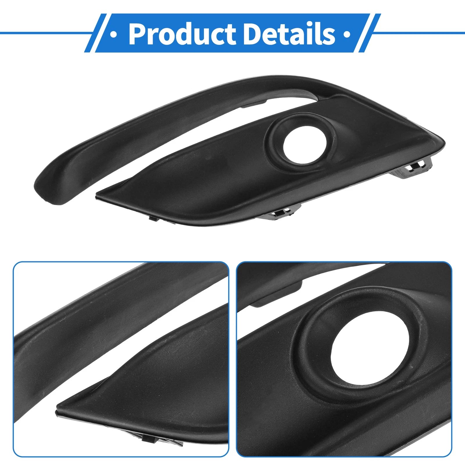Front Left Fog Light Grill MA1038135/MA1038143 for Mazda 3 (2017–2018)