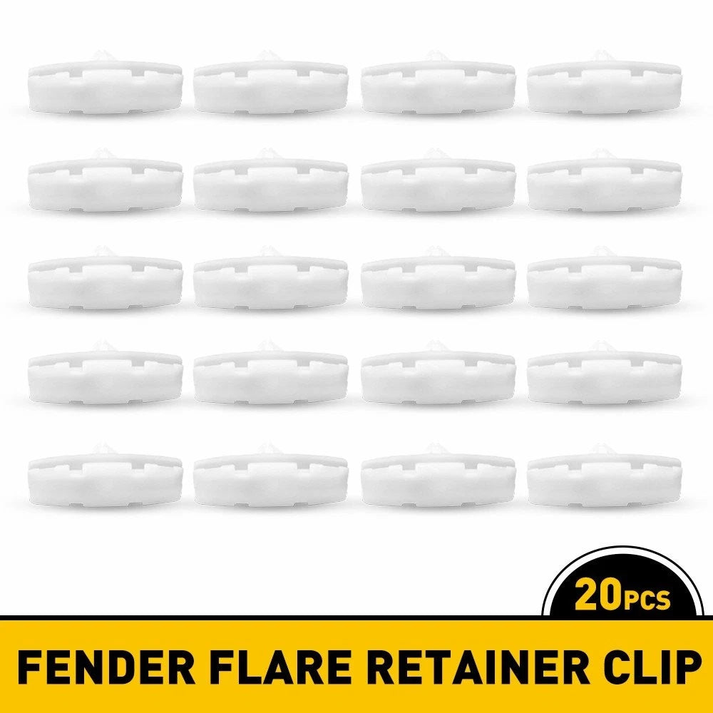 20Pcs Fender Flare Retainer Clips for Jeep Wrangler JL (2018–2020)