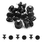 10 Pcs Black Plastic Rivets Clips for VW (7L6868243)