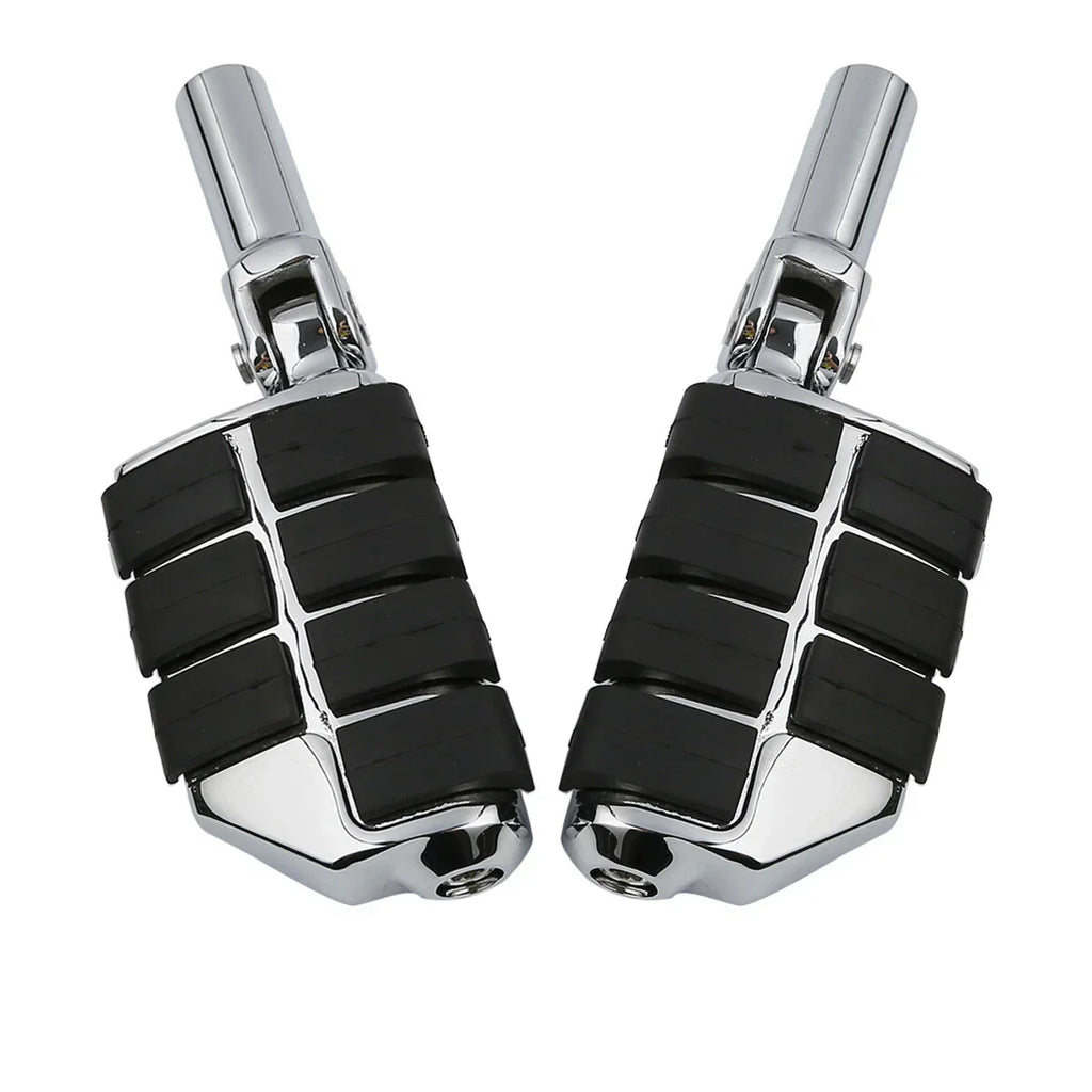 Chrome Rear Passenger Foot Pegs for Harley Softail Slim (2012-2017)