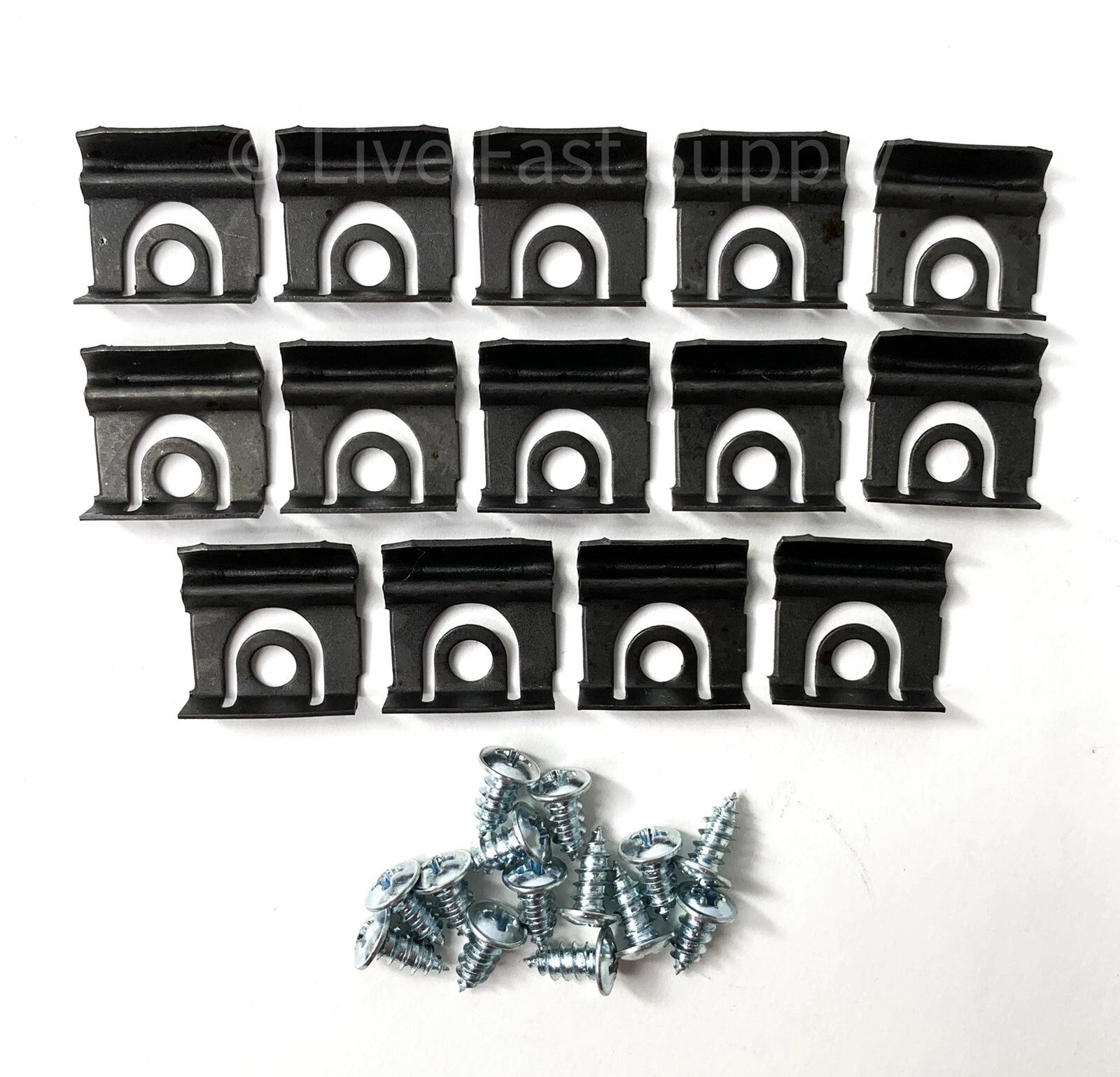 Windshield Molding Trim Clips and Screws for 1965 Ford Mustang Convertible
