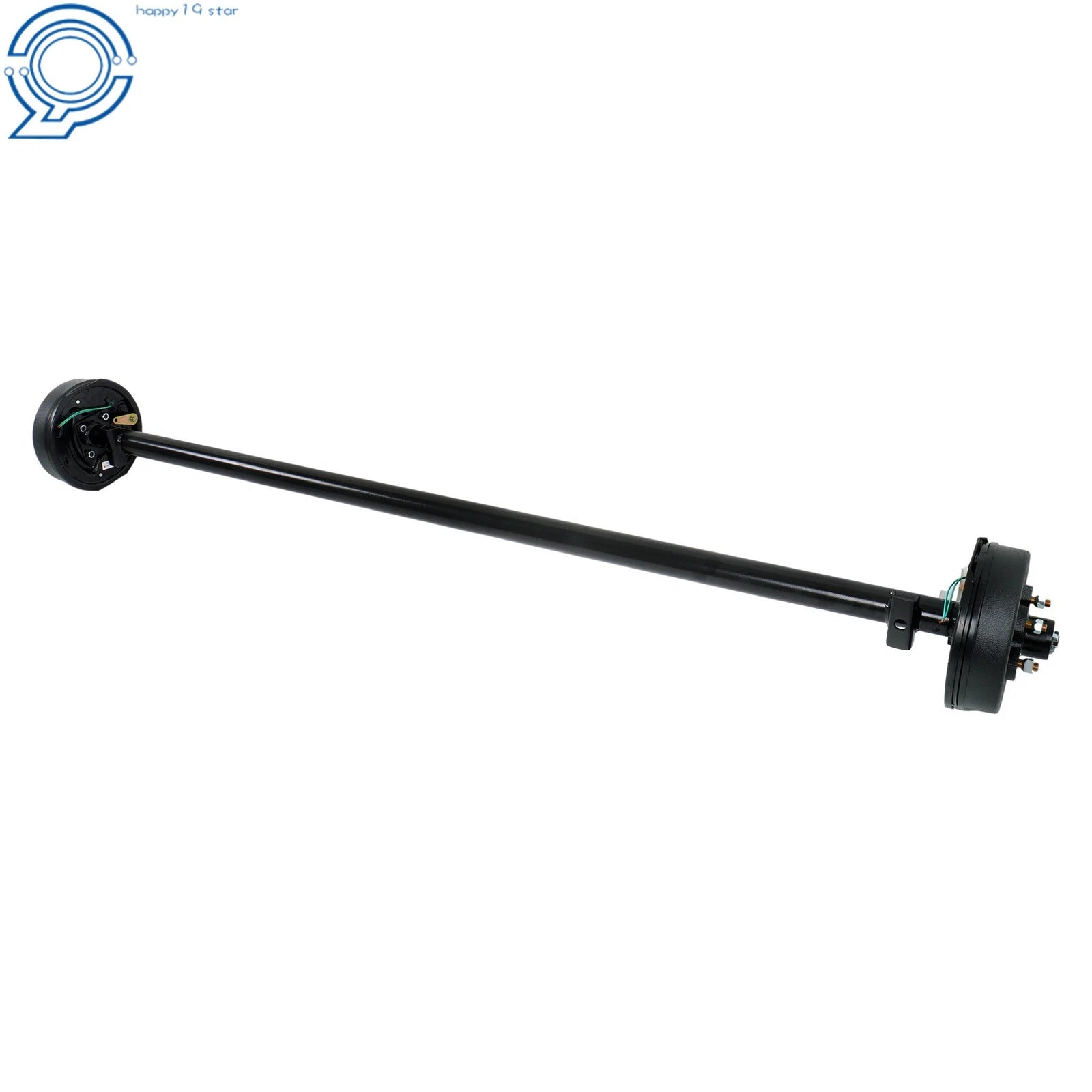 89" Hub Face 3500lbs Trailer Axle Electric Brake 5 Lug 74" Spring Center