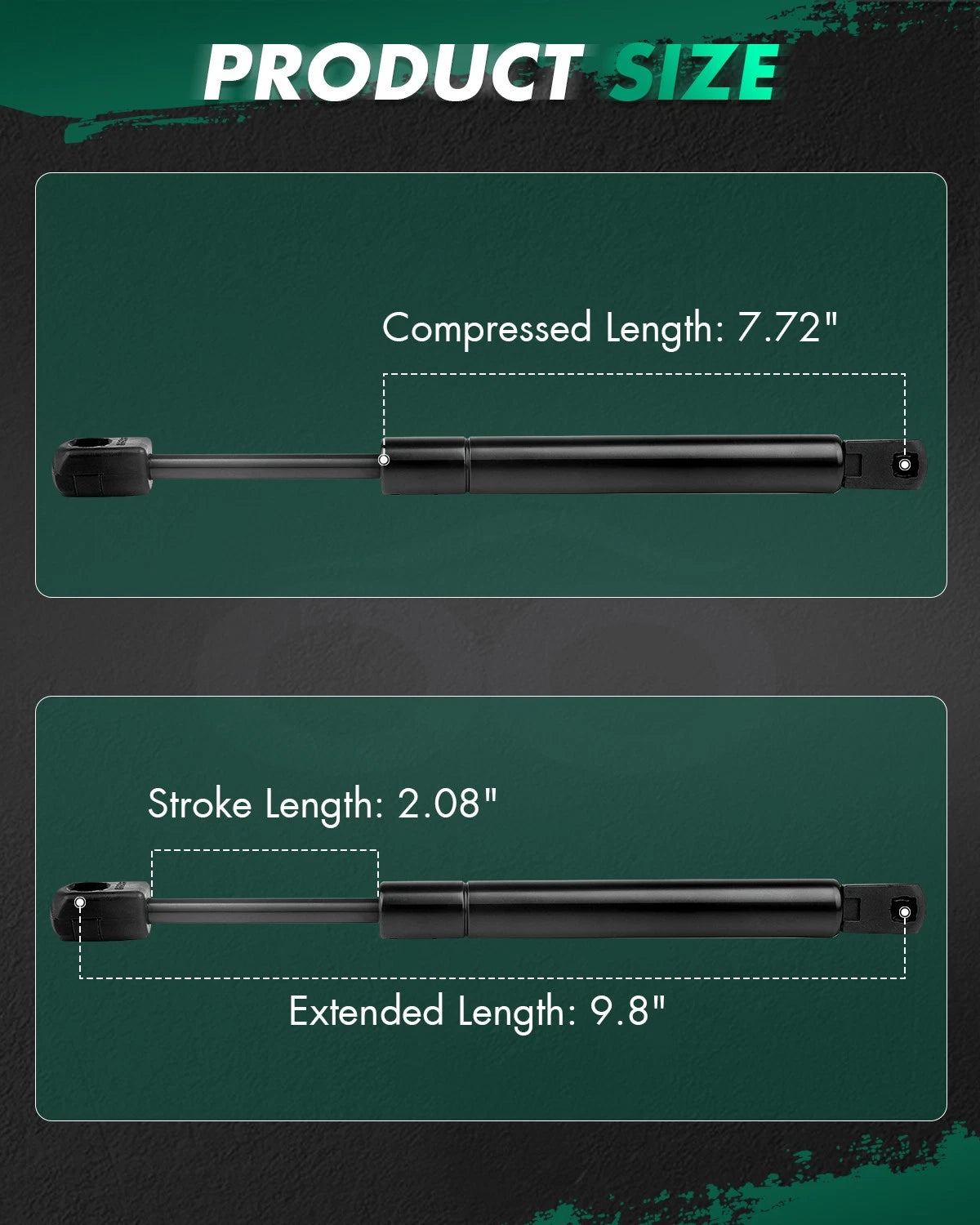 Set of 2 Front Hood Lift Supports Struts for Ford Explorer Mercury Mountaineer (1997–2001)