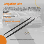 2X Side Skirts for BMW F30 F31 M Sport (2012–2018) Carbon Fiber