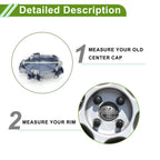 1 Pc Wheel Center Cap No. 4260B60230 for Lexus LX570 (2013–2015) Titanium Tone
