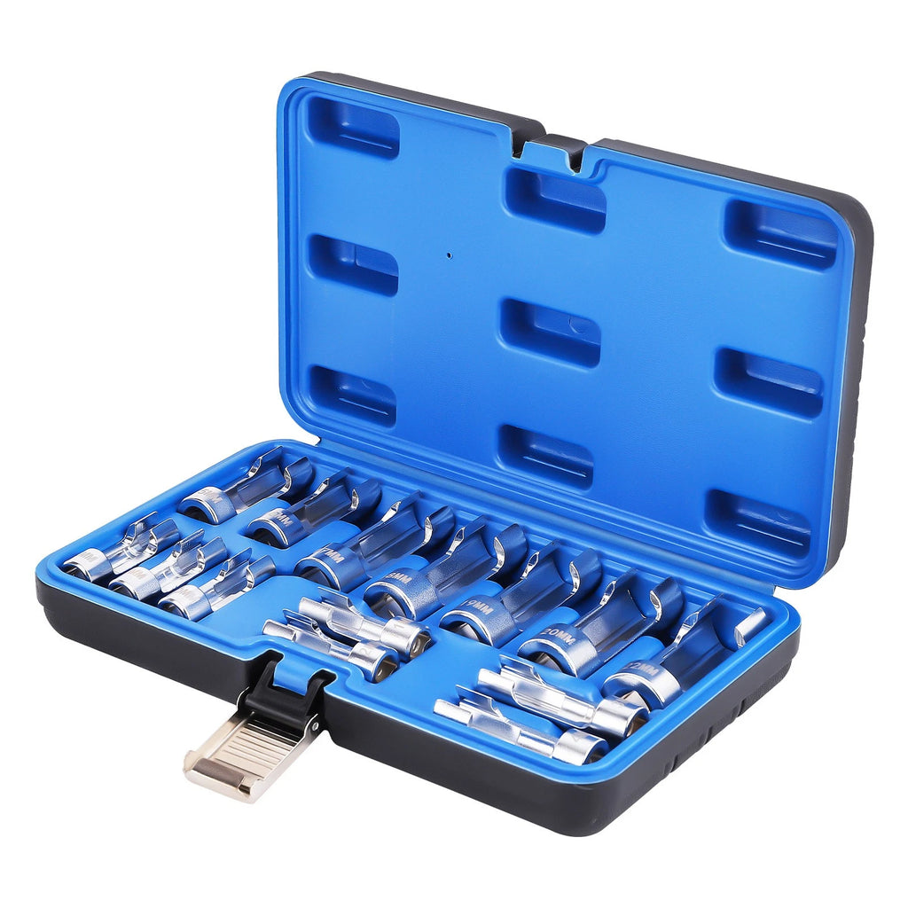 14PCS Strut Nut Socket Set 8-22mm for Diesel Injector Fuel Line Wrench