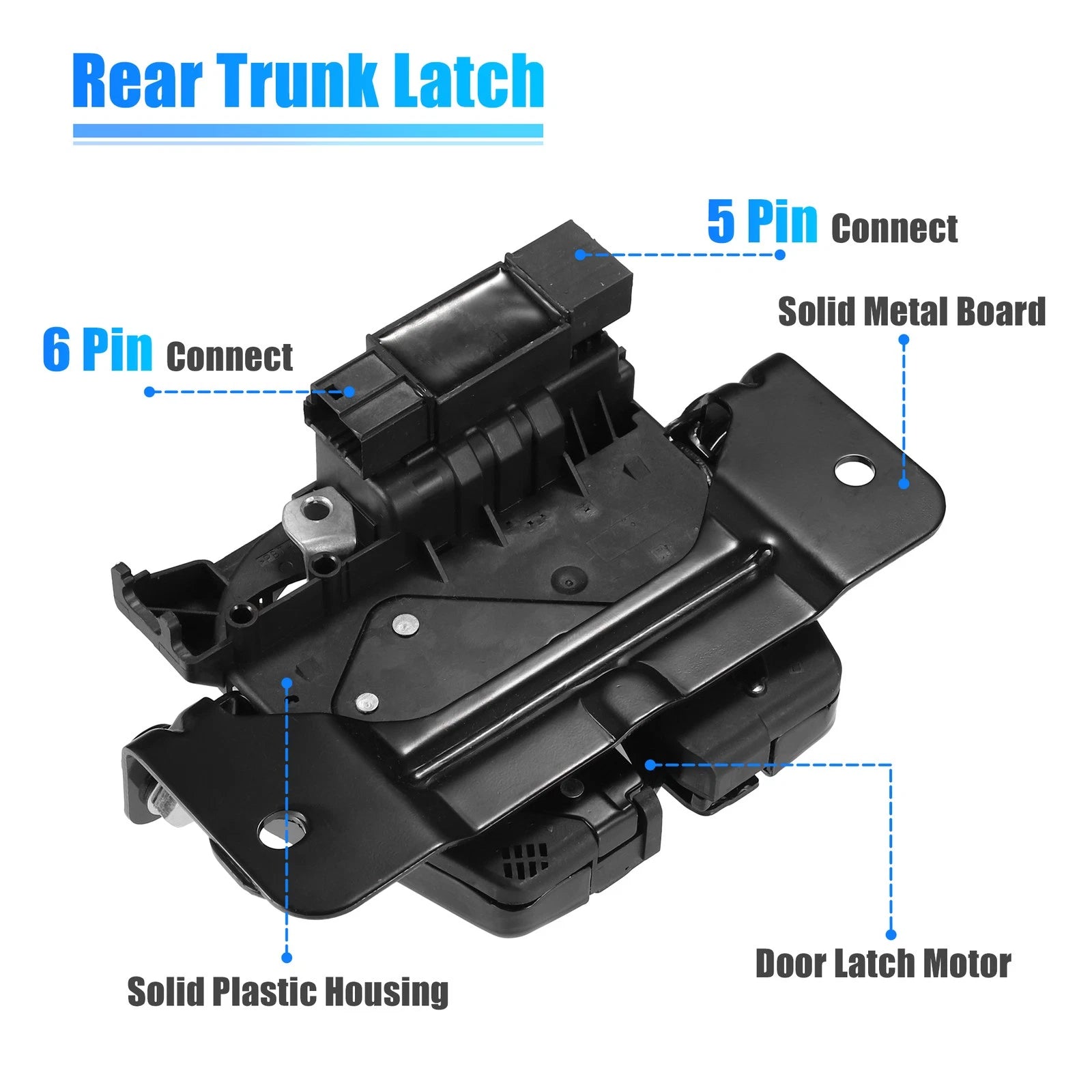Rear Tailgate Trunk Latch Lock Actuator for BMW X3 (2016–2017) No.51247269544