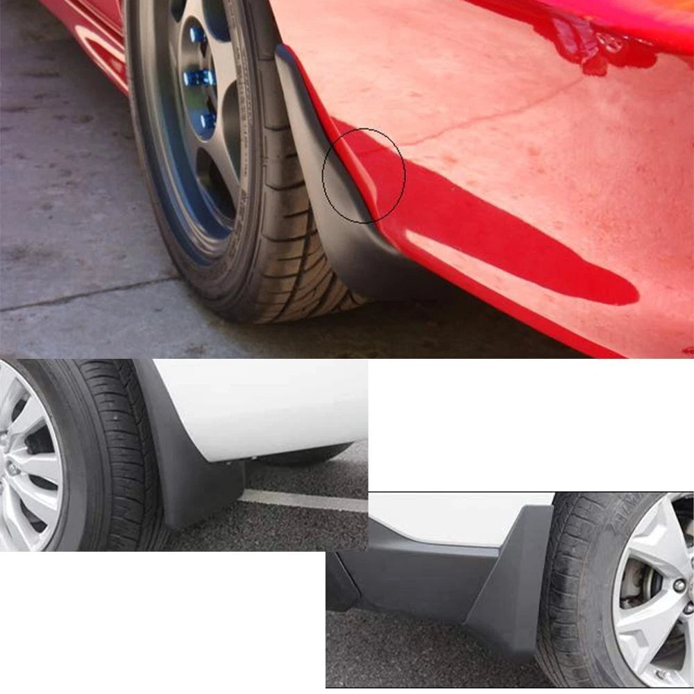 Set of 4 Mud Flaps for Honda Civic (1996-2000)