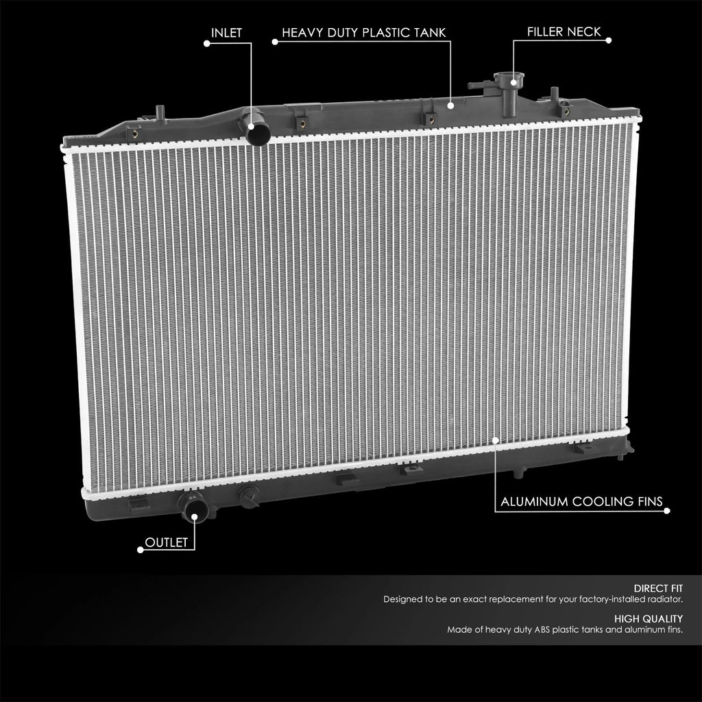 Cooling Radiator for Honda Odyssey 2018–2024 (3.5L, Aluminum Core, 13672)