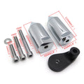 Chrome Spike Frame Slider Crash Protector for Suzuki GSXR1000 (2001–2002)