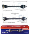 CV Axle Shaft Kit for - Front Driver & Passenger Side