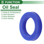 Set of 5 Oil Seal Rotary Shaft Seal 35x55x10mm High Pressure for Various Models