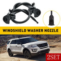 Set of 2 Windshield Wiper Washer Nozzles for Ford Mustang (2010–2014)
