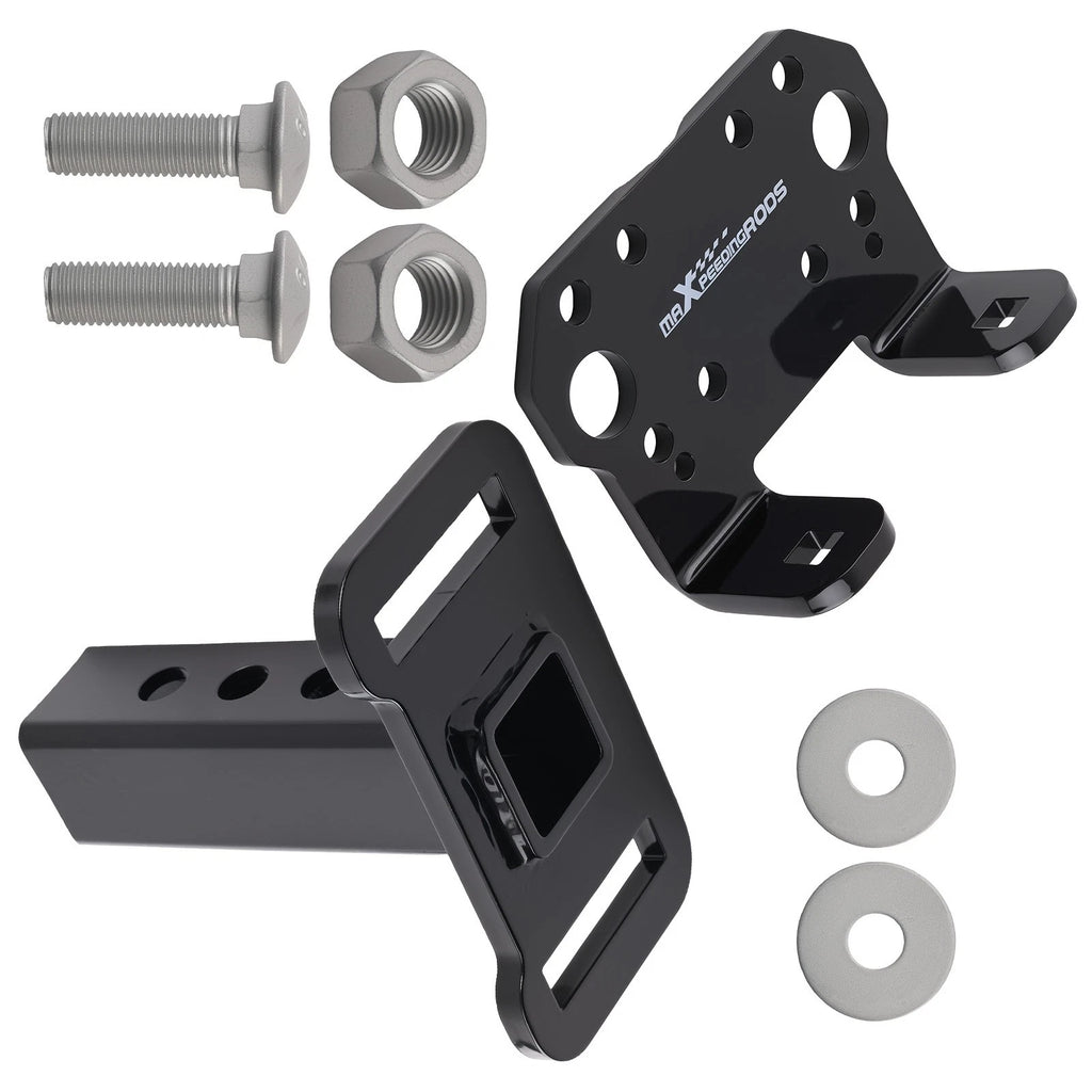 2" Hitch Winch Mount Adapter for Class III IV Receiver Steel Black (2020–2025)