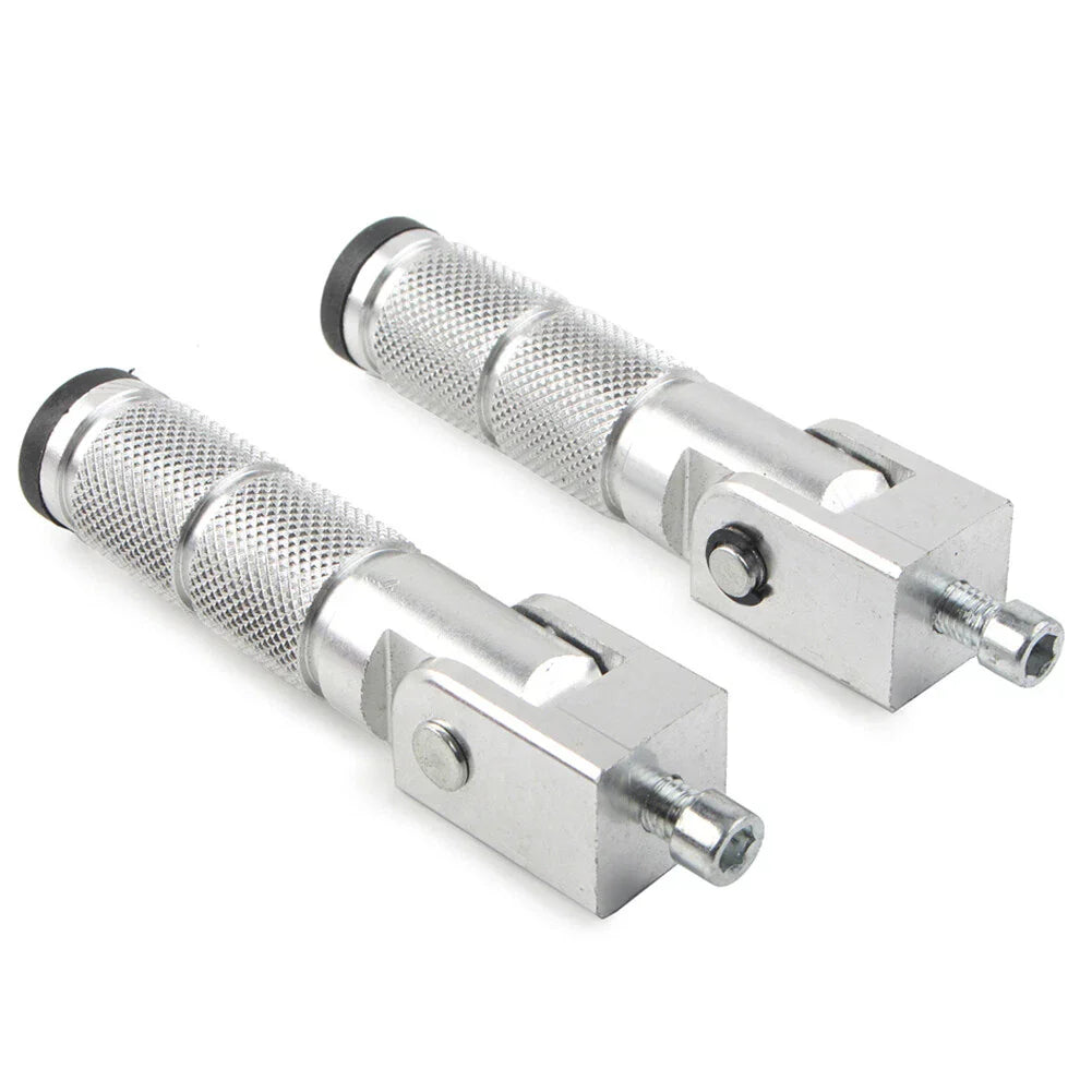 New 8mm Motorcycle Universal Folding Passenger Footpegs for Bicycle