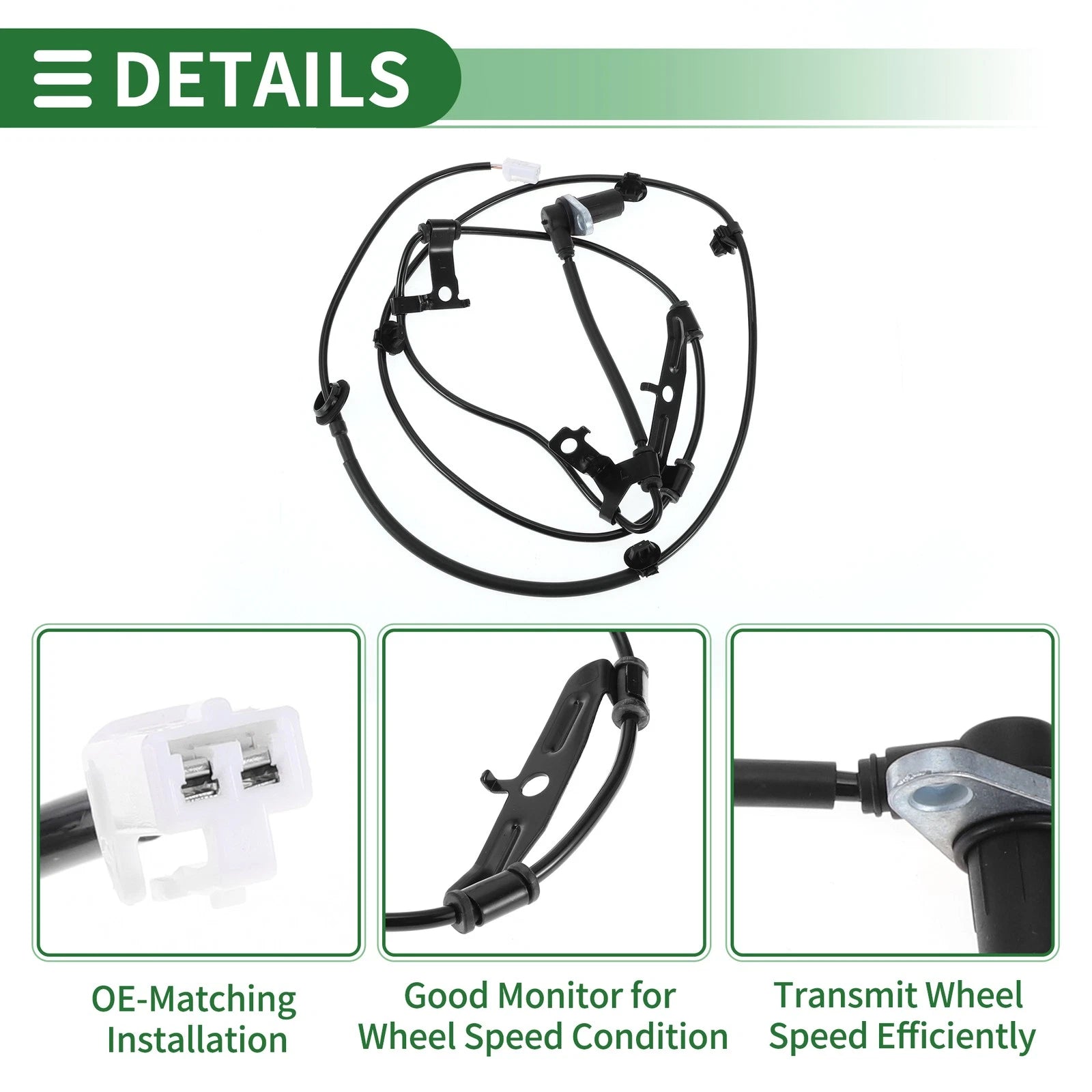 ABS Wheel Speed Sensor No. 4670A379 for Mitsubishi Galant (1994–2002)