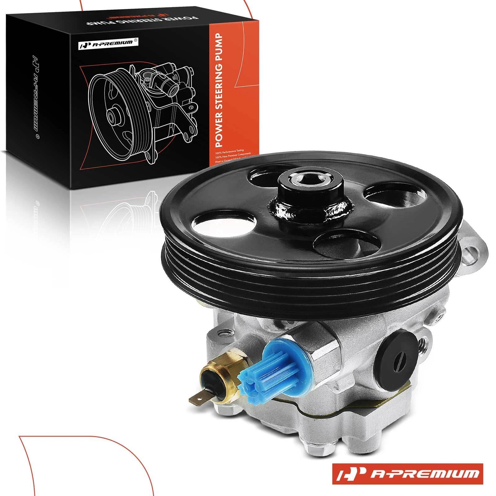 Power Steering Pump with Pulley for Ford Fusion Edge Lincoln MKZ (2007–2012)