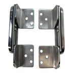 Set of 2 Roll Back Bolster Seat Hinges for Marine Town (Stainless Steel)