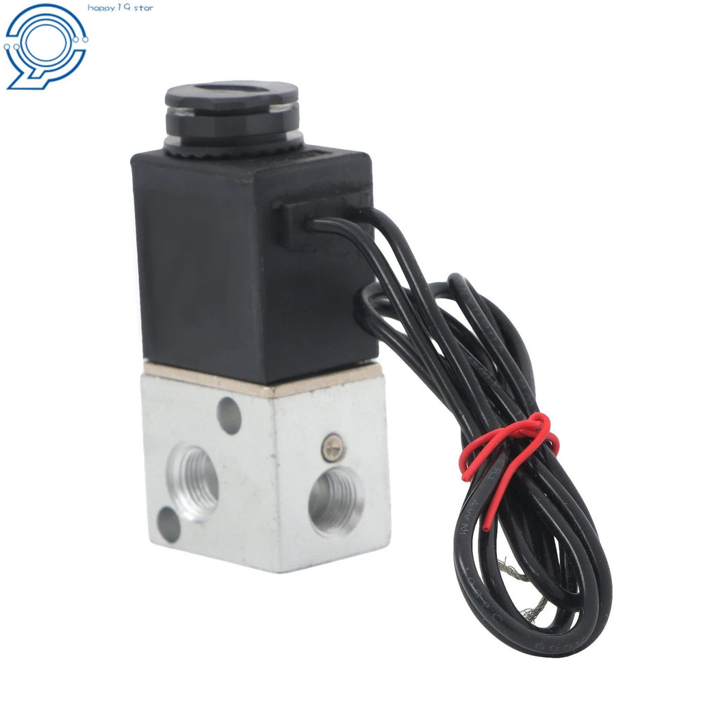 3 Way Solenoid Valve 12V DC for Low Pressure (1/8 Inch)