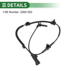 ABS Wheel Speed Sensor No. 22821303 for Buick Lacrosse (2010–2015)