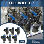 Fuel Injector 3.3L for Hyundai Santa 2007-2009 - 6 x Black Injectors