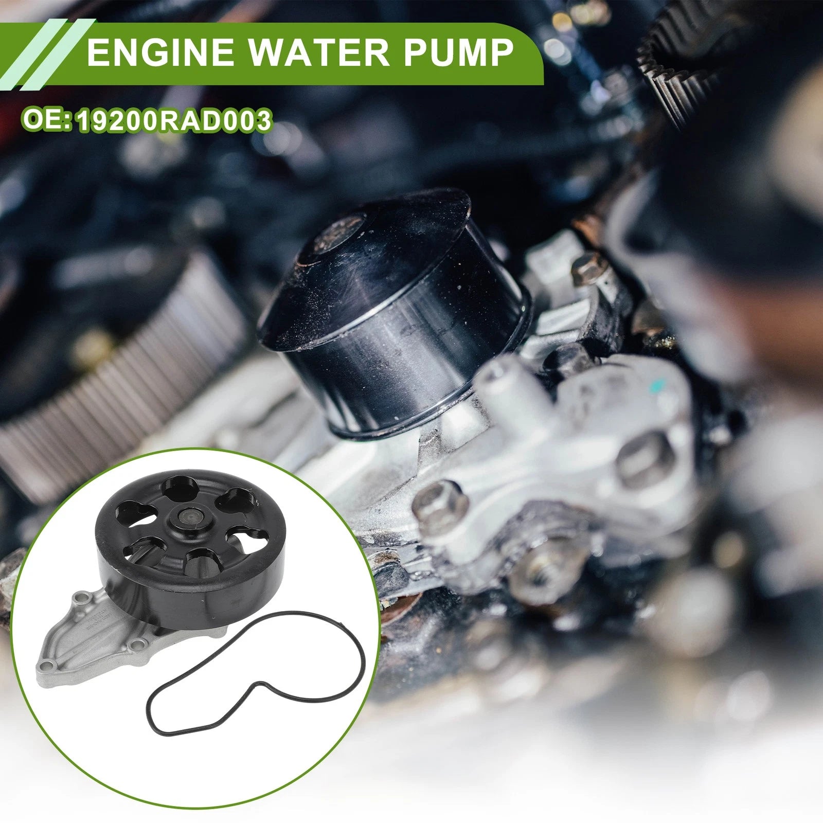 Engine Water Pump for Honda Accord (2003–2007) No. 19200RAD003
