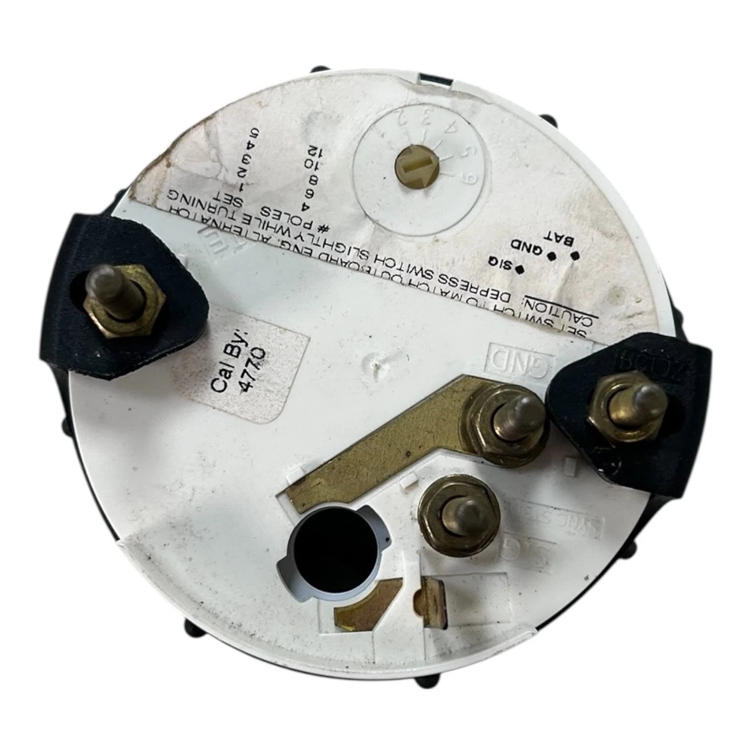 Faria TCH050B 4" Marine Tachometer Gauge 7K RPM for Boats (White)