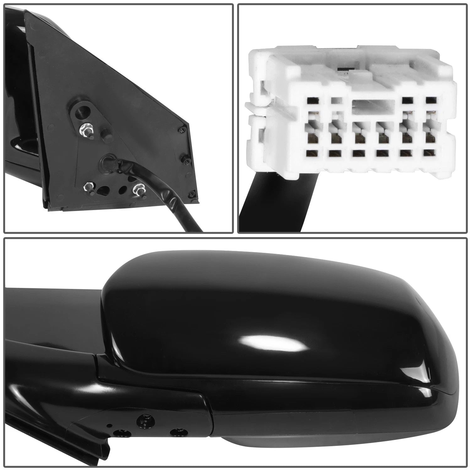 Driver Left Side Door Mirror for Nissan Murano (2003–2004) - Power, Heated, Memory