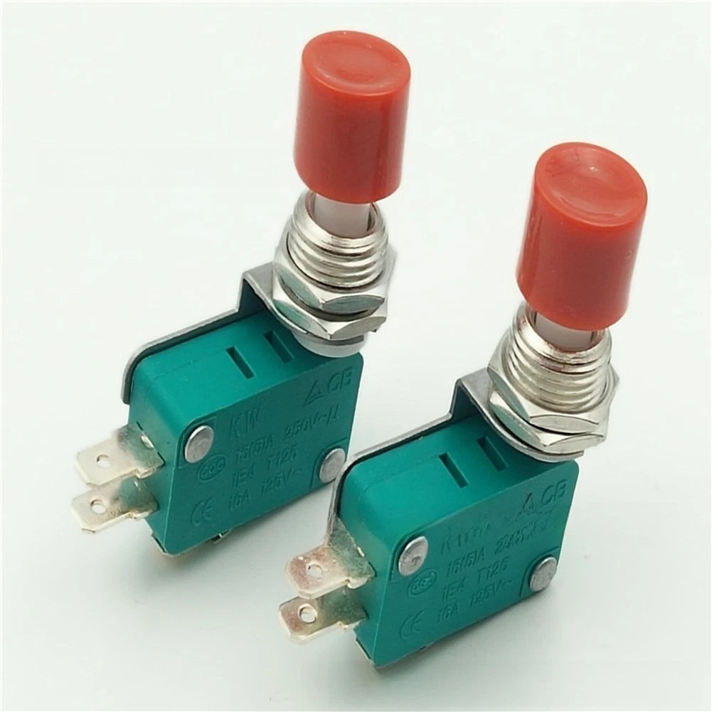 10 Pack SPDT Momentary Pushbutton Switches 12mm 16A 125V/250V AC