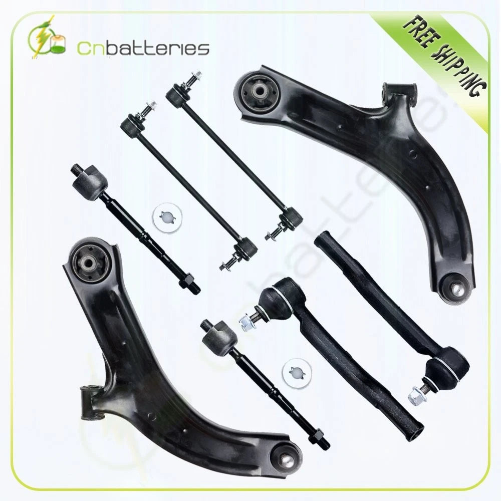 Front Control Arm Sway Bar Link Tie Rod End Kit for Nissan Cube Versa (2007–2013)