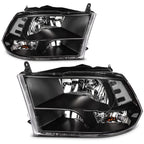 Headlight Assembly Pair for Dodge Ram 1500 (2011–2018)