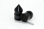 Black Spike Swingarm Spools 6mm for Aprilia Dorsoduro 750 (2008–2009)
