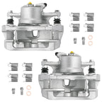 Set of 2 Front Disc Brake Calipers with Brackets for Toyota Corolla (2009–2019)