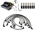 Ignition Wires & Spark Plugs Kit for GMC P35 P25 Chevy P10 G30 (1 Coil, V8)