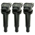 Set of 3 NGK Ignition Coils for Hyundai Santa Fe Rondo 2.7 V6 (2007–2012)