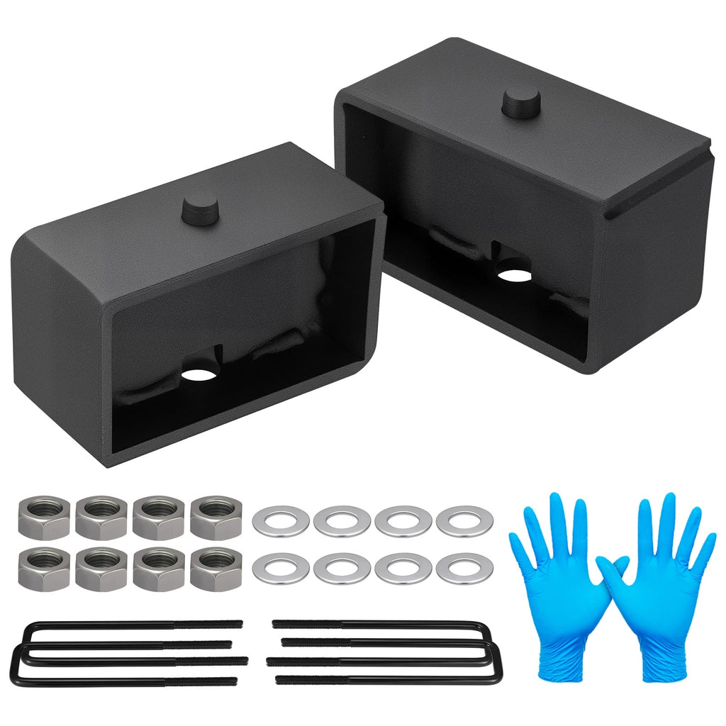 3" Rear Leveling Lift Kit Blocks for Chevy Silverado GMC Sierra (1999–2023)