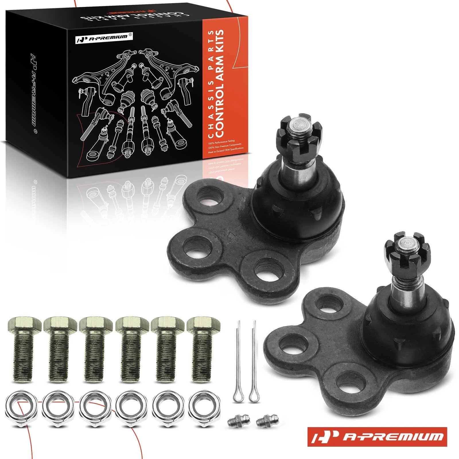2X Front Lower Ball Joint for Buick Reatta (1988–1991) Cadillac Seville (1986–1996)