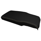 Console Lid Cover for Lincoln Town Car (2003–2011) PVC Carbon Beige Stitch