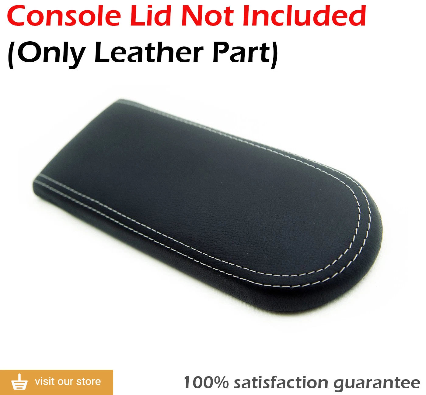 Leather Synthetic Console Armrest Cover for VW Jetta Vento (1999–2004)