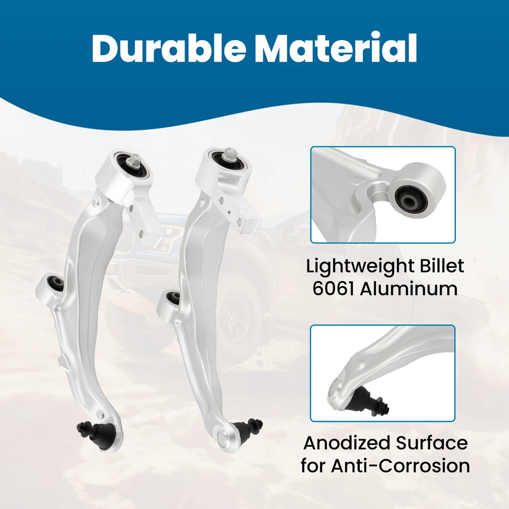 2X Front Lower Control Arm with Ball Joint for Acura MDX ZDX (2007–2013)